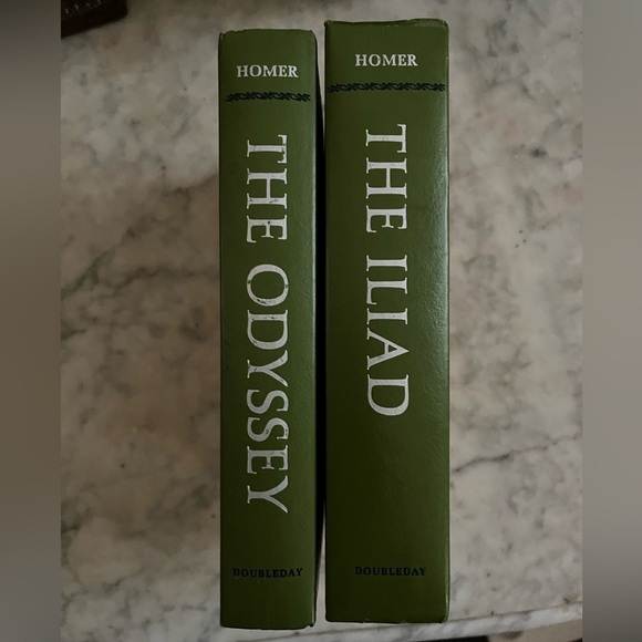Rare vintage hardcover set of The Odyssey and the Iliad by doubleday - Picture 1 of 12